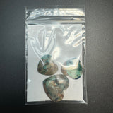 25g Shattuckite Heart Cabochons, Bulk or Wholesale Shattuckite Heart Cabochons, Shattuckite Heart Cabochon