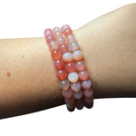 High Quality Gemstone Bracelet - Natural Crystal Bracelet - Round Crystal Bracelet