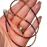 QUALITY Gemstone Necklace - AAA Grade Crystal Necklace - Faceted Dainty Gemstone Necklace