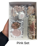 8pc Colored Crystal Set - Choose your color - Holiday Crystal Bundle - Crystal Gift Bundle