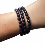 High Quality Gemstone Bracelet - Natural Crystal Bracelet - Round Crystal Bracelet
