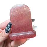 Halloween Gemstone Carving - Large, Medium, Small Crystal Halloween Carving - Spooky Crystal Carving #3