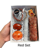 8pc Colored Crystal Set - Choose your color - Holiday Crystal Bundle - Crystal Gift Bundle