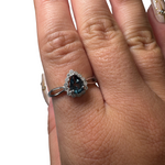 Sterling Silver Adjustable Gemstone Ring - Over 90 Options - Natural Crystal Ring