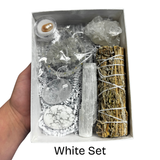 8pc Colored Crystal Set - Choose your color - Holiday Crystal Bundle - Crystal Gift Bundle