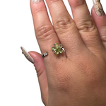 Sterling Silver Adjustable Gemstone Ring - Over 90 Options - Natural Crystal Ring