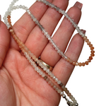 QUALITY Gemstone Necklace - AAA Grade Crystal Necklace - Faceted Dainty Gemstone Necklace