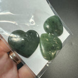 25g Nephrite Jade Heart Cabochons, Bulk or Wholesale Nephrite Jade Heart Cabochons, Nephrite Jade Heart Cabochon