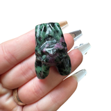Halloween Gemstone Carving - Large, Medium, Small Crystal Halloween Carving - Spooky Crystal Carving #3
