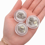 GEM JAR Utah Topaz Crystals - 2-3pcs - Natural Topaz - Rough Topaz Crystals