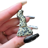 Halloween Gemstone Carving - Large, Medium, Small Crystal Halloween Carving - Spooky Crystal Carving #3