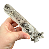 Inner Mongolian Quartz with Specularite and Calcite - UV Calcite - Inner Mongolian Point - #3