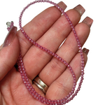 QUALITY Gemstone Necklace - AAA Grade Crystal Necklace - Faceted Dainty Gemstone Necklace