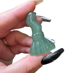 Halloween Gemstone Carving - Large, Medium, Small Crystal Halloween Carving - Spooky Crystal Carving #3