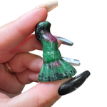 Halloween Gemstone Carving - Large, Medium, Small Crystal Halloween Carving - Spooky Crystal Carving #3