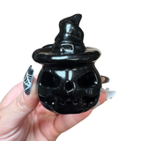 Halloween Gemstone Carving - Large, Medium, Small Crystal Halloween Carving - Spooky Crystal Carving #1
