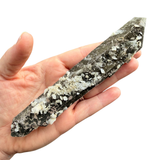 Inner Mongolian Quartz with Specularite and Calcite - UV Calcite - Inner Mongolian Point - #4