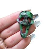 Halloween Gemstone Carving - Large, Medium, Small Crystal Halloween Carving - Spooky Crystal Carving #3