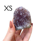 Cut Base Amethyst Cluster - Polished Cut Base Amethyst - Rainbow Amethyst Cluster