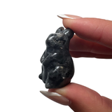 Mini Rabbit Carving - Gemstone Bunny Carving - Crystal Bunny Carving