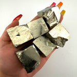 Natural Pyrite Cube, Medium Pyrite Cube, Raw Pyrite Cube, A-28