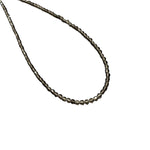 3mm Faceted Gemstone Necklace, Dainty Crystal Necklace, Natural Gemstone Necklace, Facet Gemstone Necklace