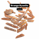 THREE Orange Kyanite Blades - Natural Orange Kyanite Specimens - 3pc - Tanzania