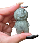 Halloween Gemstone Carving - Large, Medium, Small Crystal Halloween Carving - Spooky Crystal Carving #2