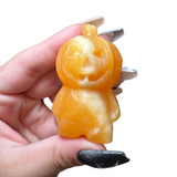 Halloween Gemstone Carving - Large, Medium, Small Crystal Halloween Carving - Spooky Crystal Carving #2