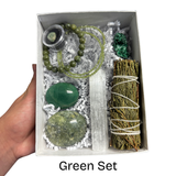 8pc Colored Crystal Set - Choose your color - Holiday Crystal Bundle - Crystal Gift Bundle