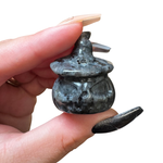 Halloween Gemstone Carving - Large, Medium, Small Crystal Halloween Carving - Spooky Crystal Carving #3