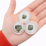 GEM JAR Demantoid Garnet Specimens - 1-3pcs - Green Garnet Natural Specimens - Russia