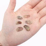 THREE Lithium Quartz Points - Brazil - Natural Pink Lithium Quartz
