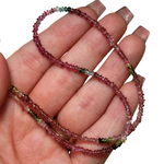 QUALITY Gemstone Necklace - AAA Grade Crystal Necklace - Faceted Dainty Gemstone Necklace