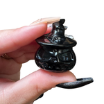 Halloween Gemstone Carving - Large, Medium, Small Crystal Halloween Carving - Spooky Crystal Carving #3