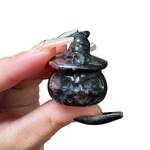 Halloween Gemstone Carving - Large, Medium, Small Crystal Halloween Carving - Spooky Crystal Carving #3
