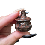 Halloween Gemstone Carving - Large, Medium, Small Crystal Halloween Carving - Spooky Crystal Carving #3