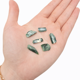 ONE Mini Dark Diopside Specimen - Pakistan - Rough Diopside Thumbnail Specimen