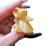 Halloween Gemstone Carving - Large, Medium, Small Crystal Halloween Carving - Spooky Crystal Carving #3