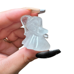 Halloween Gemstone Carving - Large, Medium, Small Crystal Halloween Carving - Spooky Crystal Carving #3