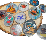 Halloween Gemstone Carving - Large, Medium, Small Crystal Halloween Carving - Spooky Crystal Carving #3