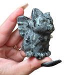 Halloween Gemstone Carving - Large, Medium, Small Crystal Halloween Carving - Spooky Crystal Carving #1