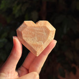 Peach Moonstone Heart - Madagascar- Intuitive