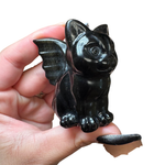 Halloween Gemstone Carving - Large, Medium, Small Crystal Halloween Carving - Spooky Crystal Carving #1