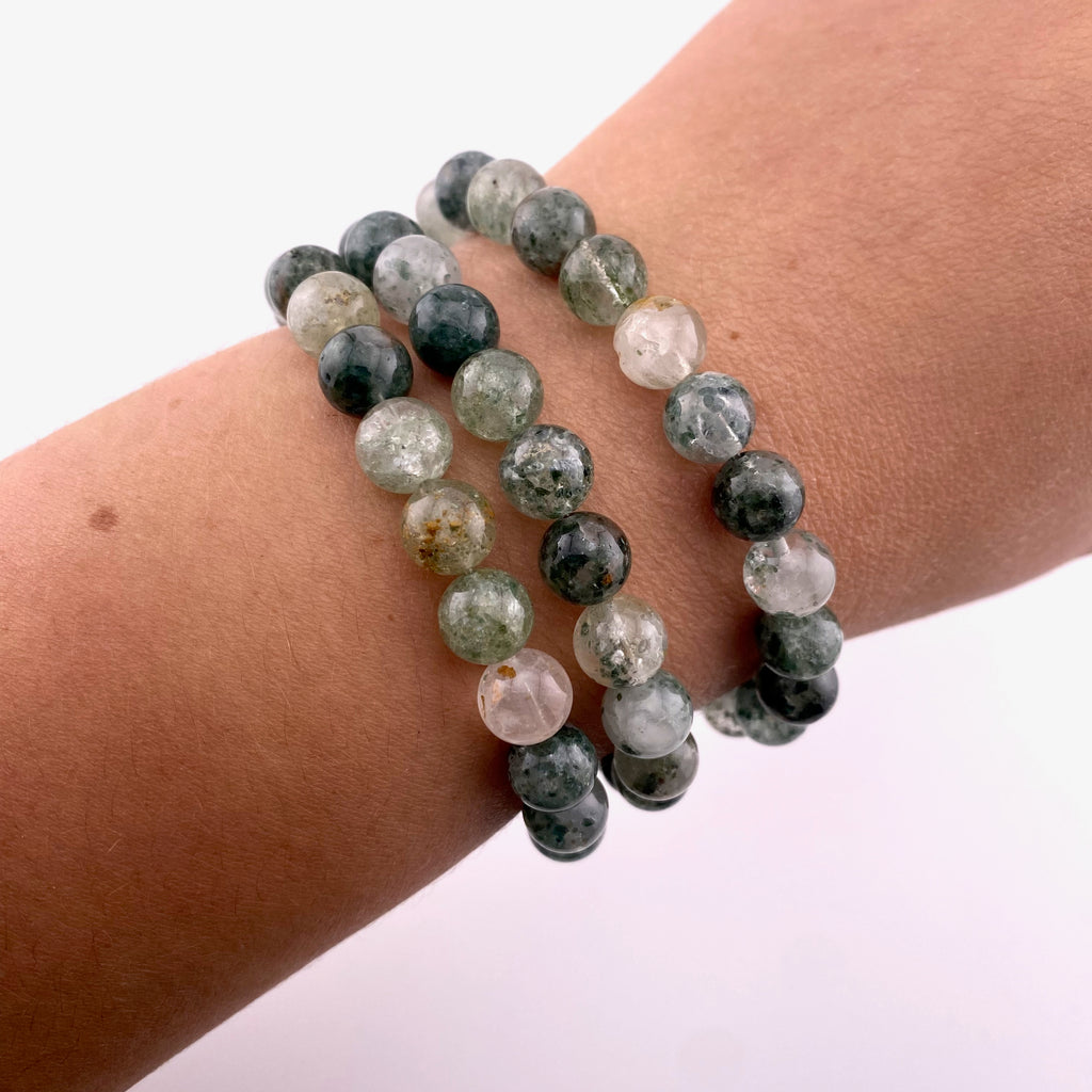 Natural Amethyst Mixed Garden Quartz Lodolite Bracelets Wholesale