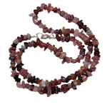 QUALITY Gemstone Necklace - AAA Grade Crystal Necklace - Faceted Dainty Gemstone Necklace