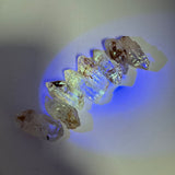 UV Reactive Petroleum Quartz, Natural and Rare Petroleum Quartz, Oil Trapped Quartz, Pocket Sized Petroleum Quartz, B-59