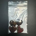 25g Bloodstone Heart Cabochons, Bulk or Wholesale Bloodstone Heart Cabochons, Bloodstone Heart Cabochon