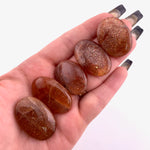 Sunstone Mini Worry Stone, Rainbow Sunstone Mini Palm, Rainbow Lattice Sunstone, Flashy Sunstone, P-148