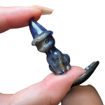 Halloween Gemstone Carving - Large, Medium, Small Crystal Halloween Carving - Spooky Crystal Carving #1